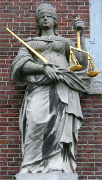 Justice - Htel de ville de Breda (Pays-Pas)