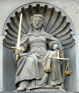 Justice - Htel de ville de Brouwershaven (Pays-Pas)