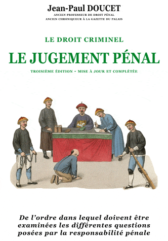 Photo de couverture de " Le Jugement pnal "